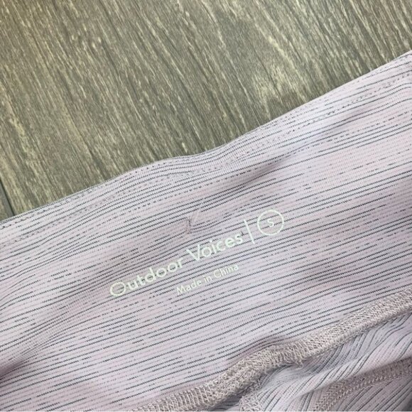 Outdoor Voices Techsweat Flex 7/8 Leggings Bloom Pink Purple Size Small - Picture 9 of 10